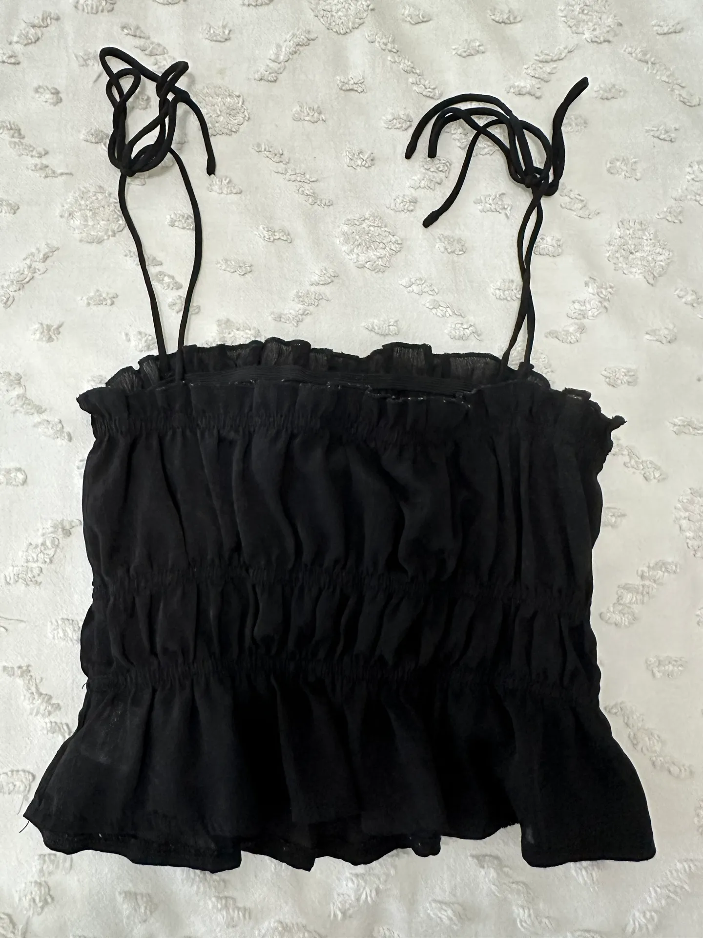 Black Crop Top - Image 2