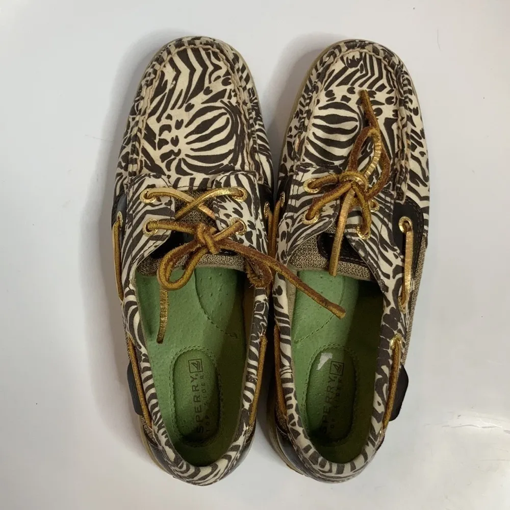 Sperry zebra‎ print loafers size 6.5 - Image 6