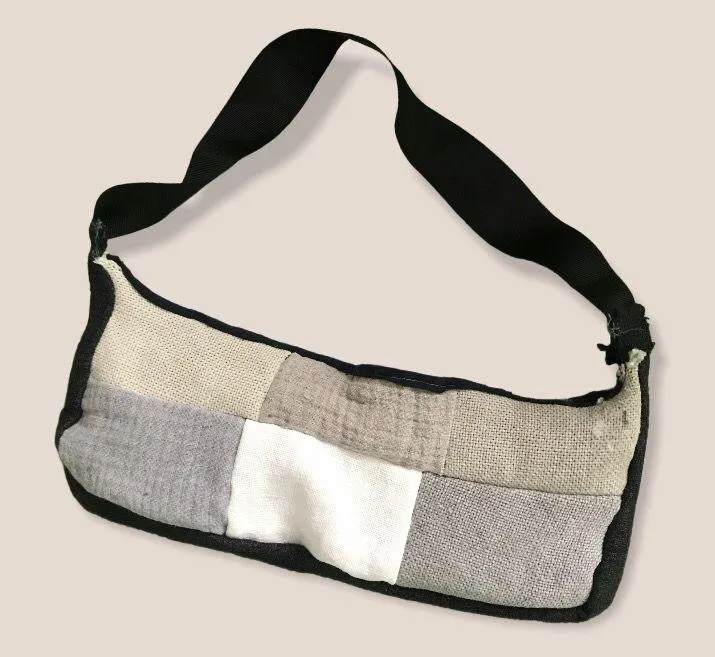 Homemade Patchwork Shoulder Petite Purse Bag - Image 2