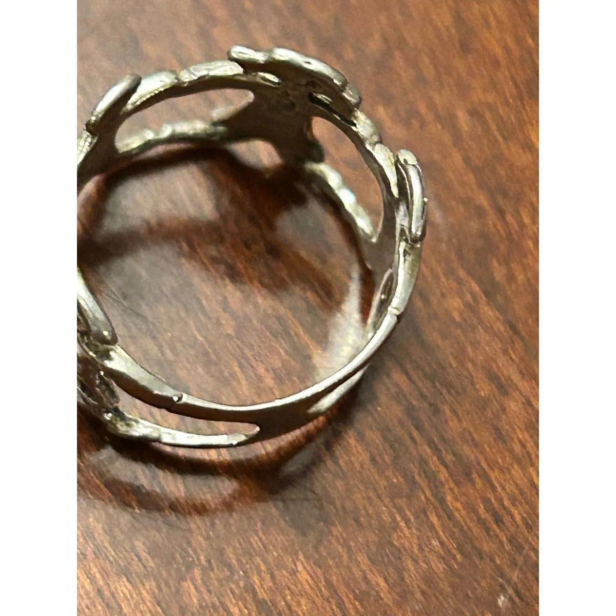 Sterling Silver 925 ring size 4.5 2.18g kids playing - Image 2