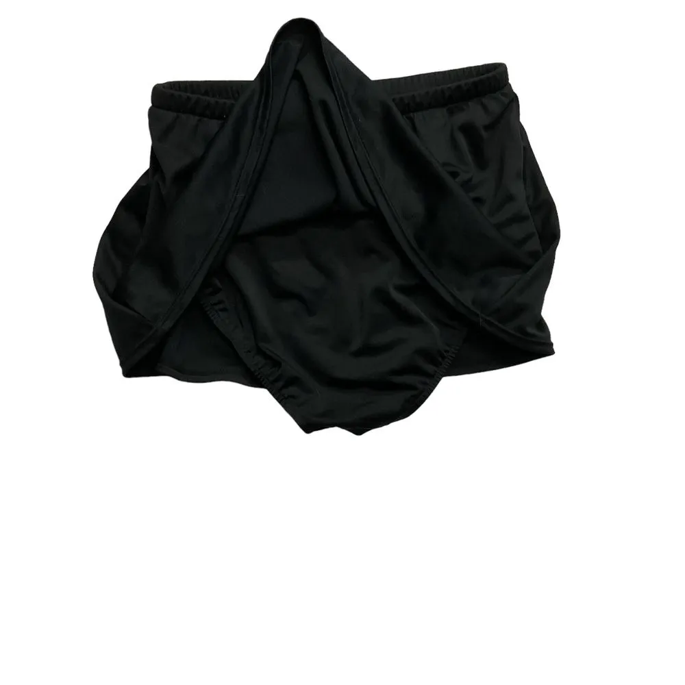 Suddenly Slim By Catalina Swim Skirt Black Built in‎ Brief Size L/G Swimwear - Image 2