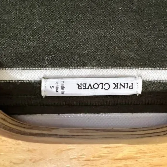 Pink Clover Womens Valencia Curved Ribbed Hem Sweater‎ Olive S Petite Stich Fix - Image 2