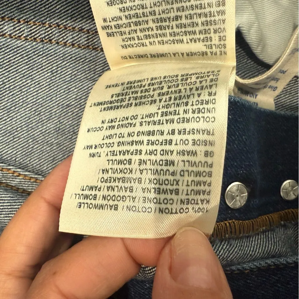 NWT‎ Wrangler Wild West 603 Indigood High Rise Straight Blue Wash Size 31 x 28 - Image 10