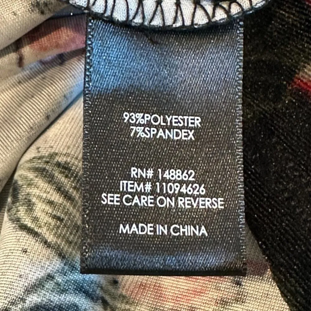 TORRID | NWT | 3X | Floral Print Velvet Off Shoulder Bell Sleeve Top Blouse - Image 6