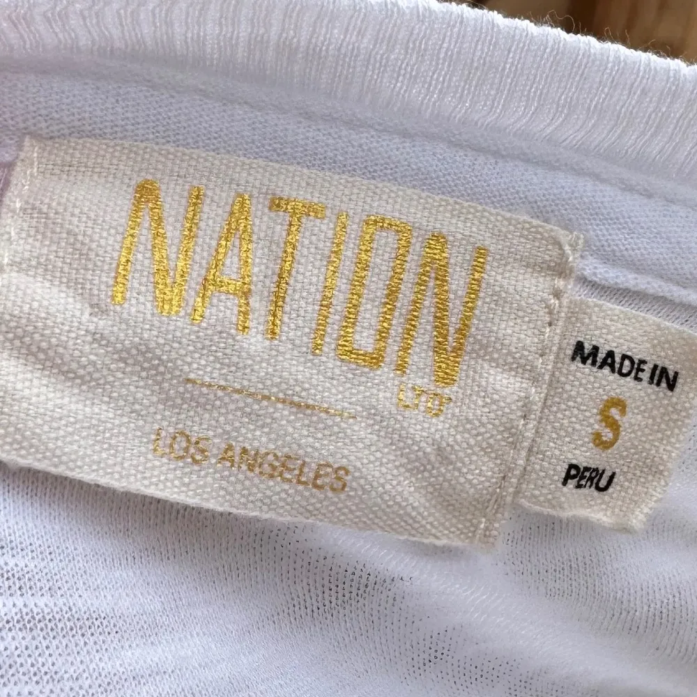 Nation LTD Vivienne Ruffled Henley Top - Image 4