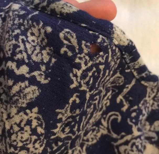 Blue & White Flower Dress - Image 3