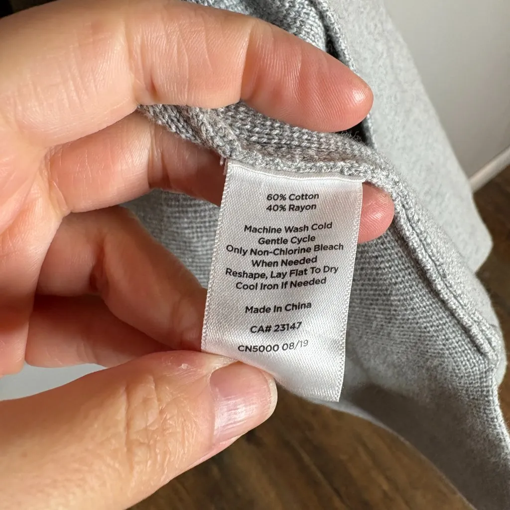 Talbots  grey sweater blazer jacket - Image 4