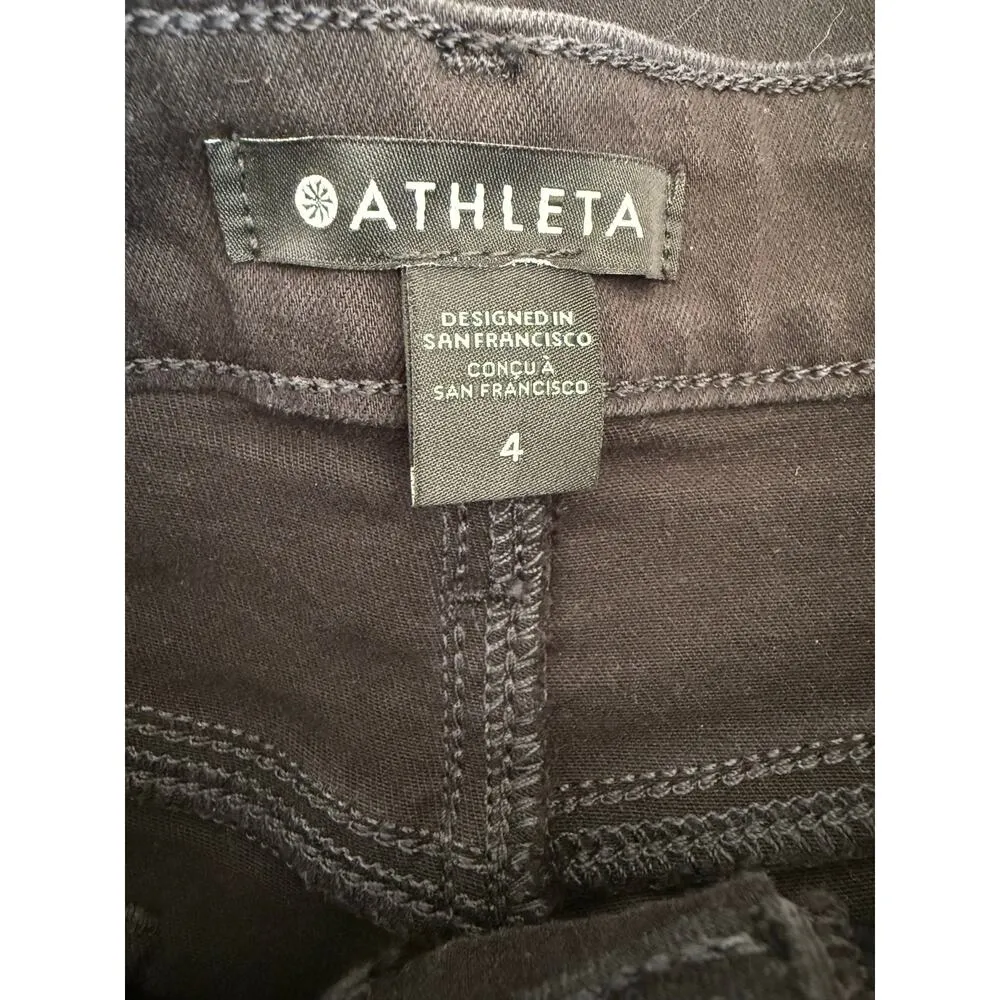 Athleta Women’s Flex Ultra Skinny Jeans Size 4 Black 631647 - Image 5
