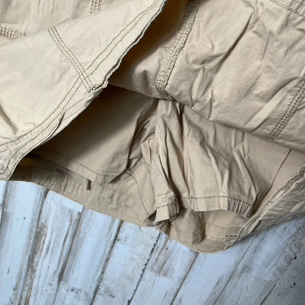 Vintage Y2K St. John's Bay Tan‎ Khaki Cargo Skirt Skort Womens Size 10 - Image 5