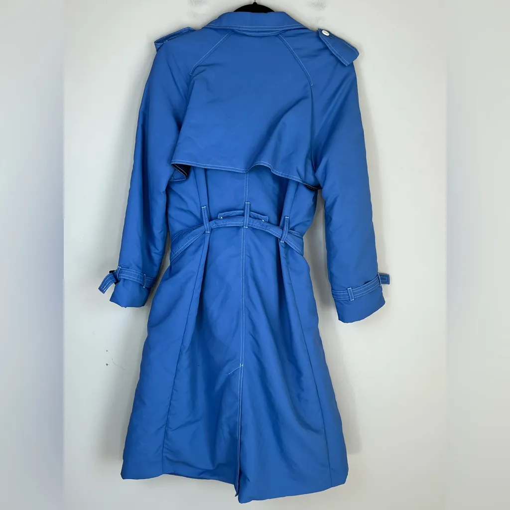 J. Crew Trench Coat Long Waterproof Lightweight Size 4 - Image 7