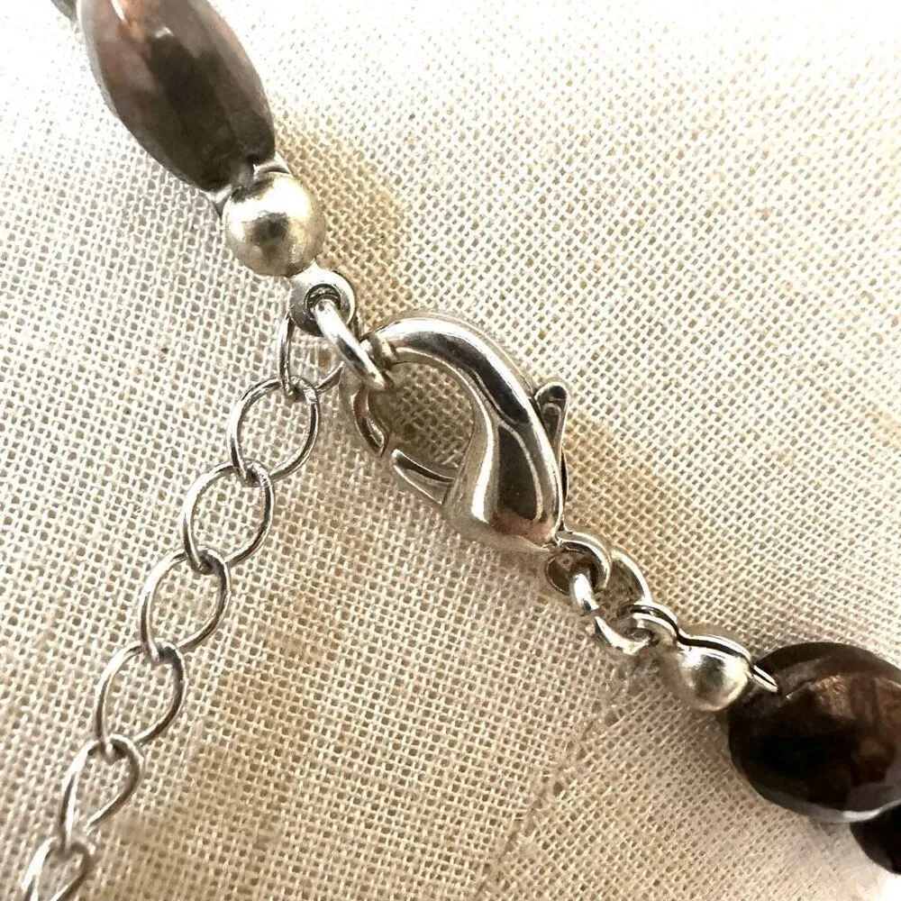 Cookie Lee brine beaded pendant necklace - Image 7