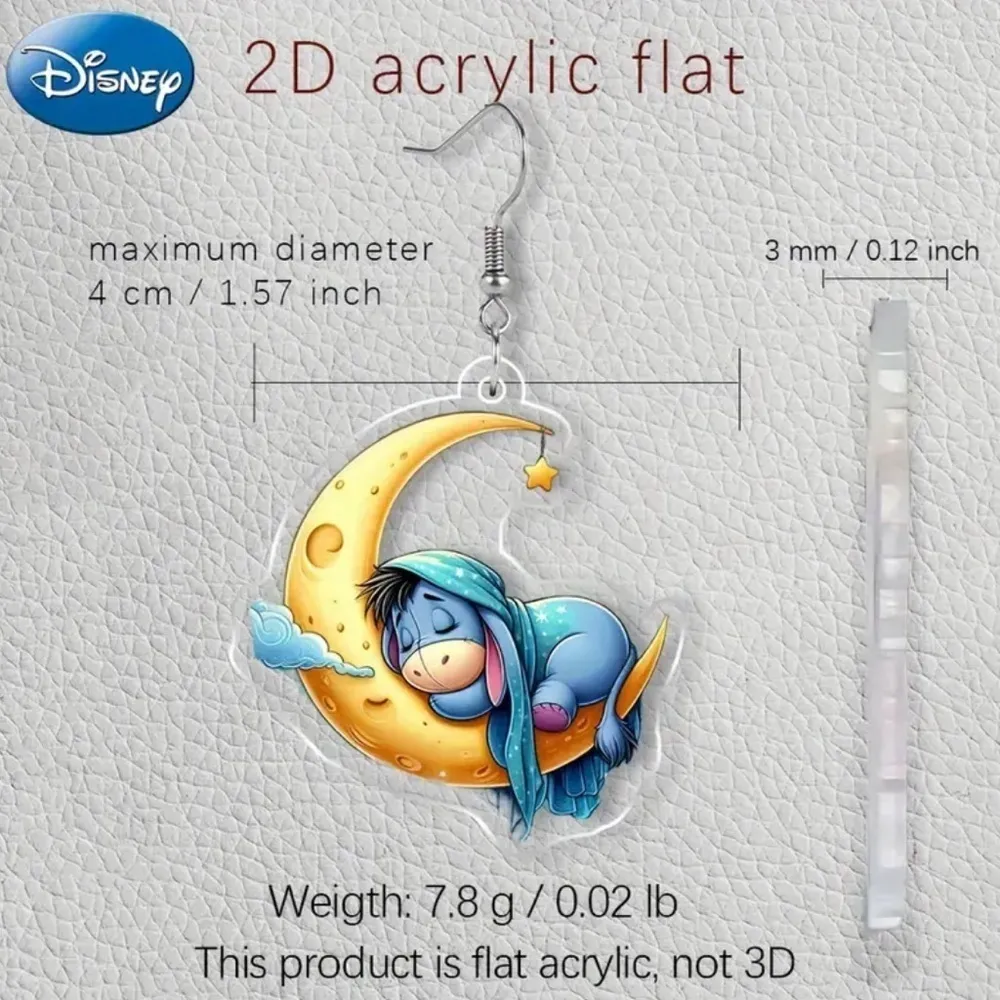 Disney Eeyore Acrylic 2D Earrings NWT 🎉HP🎉 Yellow - Image 3
