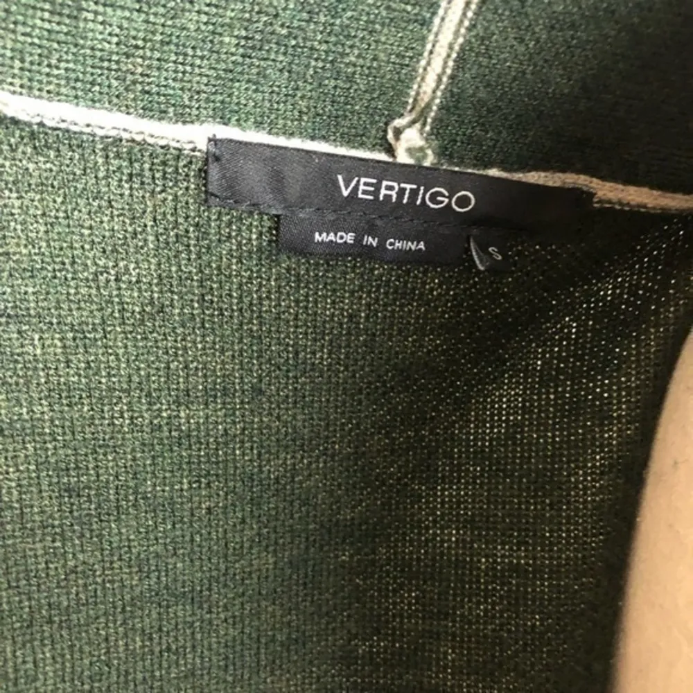 Vertigo Open Front Long Beige Green Duster Size S - Image 4