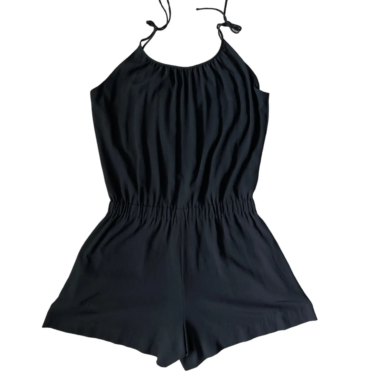 Theory Intellect Larianna Romper in Midnight Black Size‎ Medium - Image 4