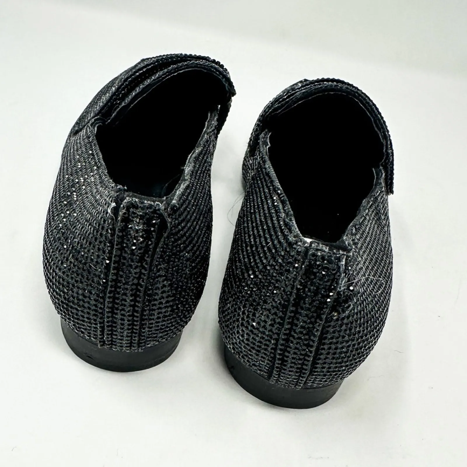 NEW Steve Madden Riski Black Rhinestone Studded Loafers, NEW, Size 6, MSRP $99 - Image 11