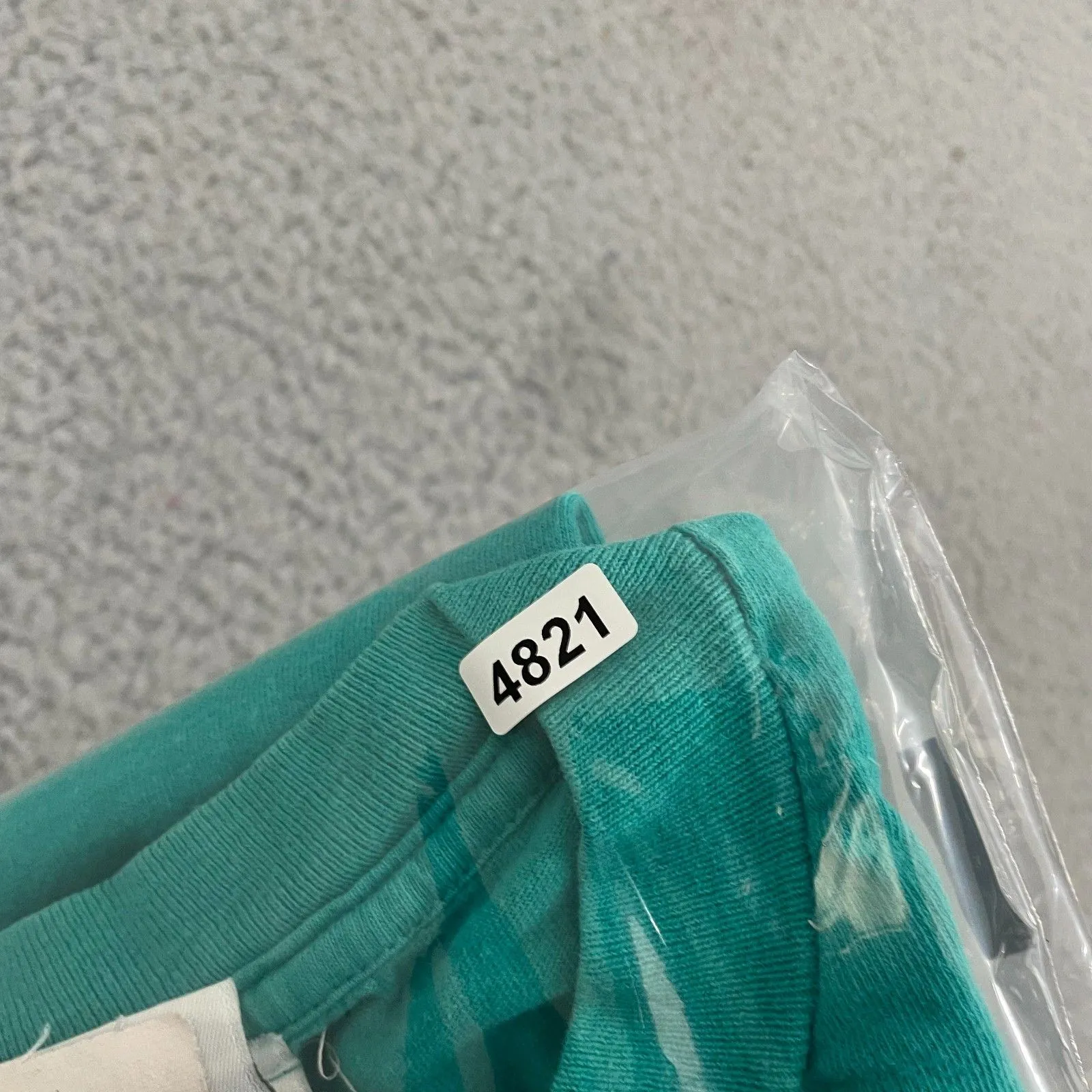 Vintage Mickey & Co. Sgurt Women L Teal Embroidered Short Sleeve Tee Size L - Image 13