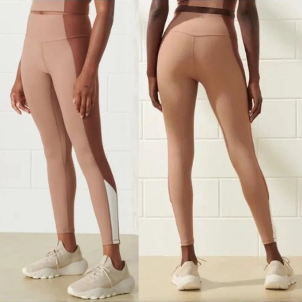 Abercrombie YPB Sculpt LUX Curve Love 7/8 Length Leggings Colorblock Size‎ XS - Image 2