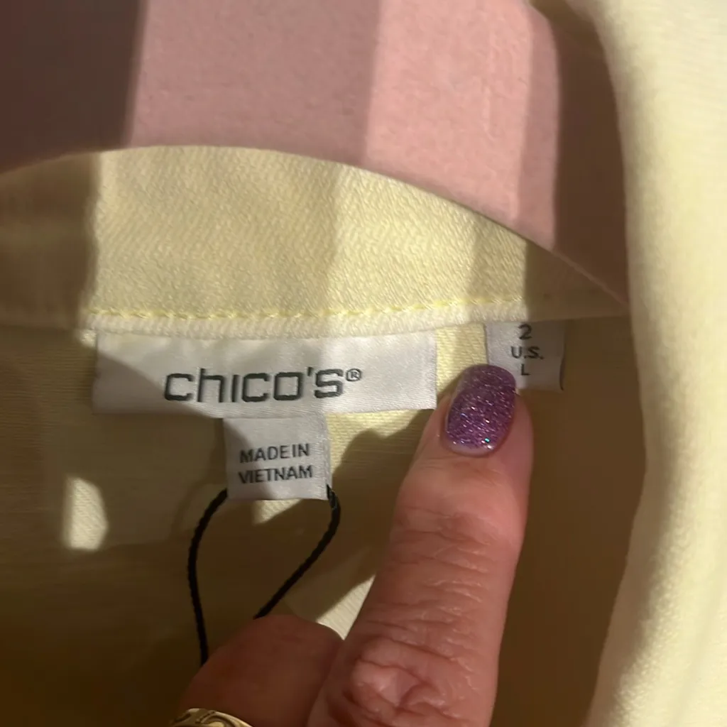 NWT Chico’s Relaxed Fit Denim Jacket - Image 4