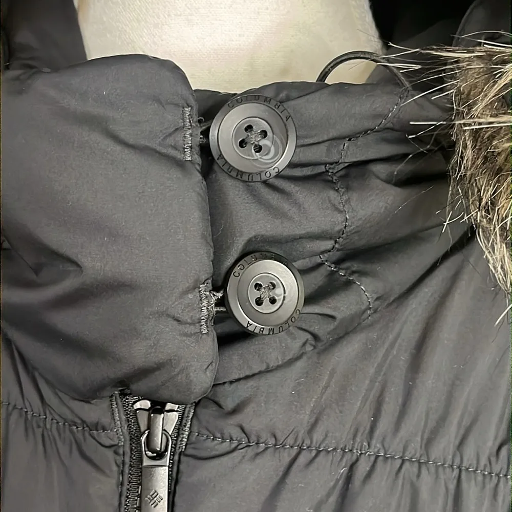 Columbia Womens Sparks Lake Faux Fur Trim Thermal Coil Puffer Jacket - Image 2