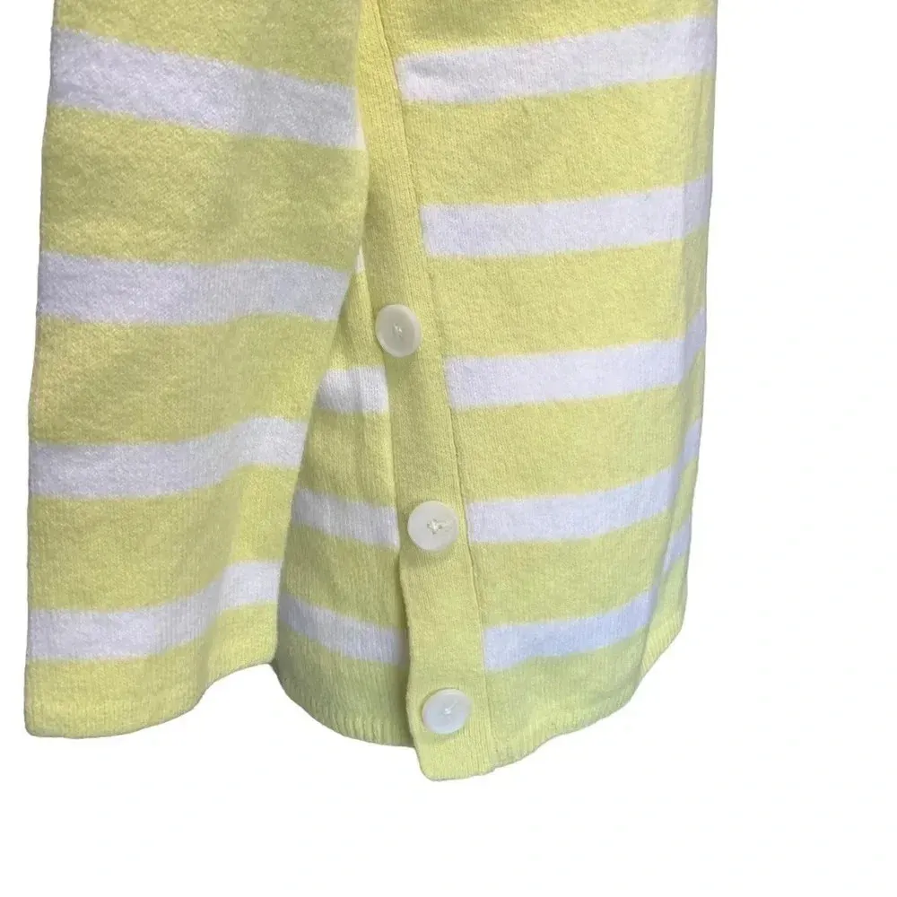 Loft Yellow Striped Women Sweater sz Small, NWT - Image 5