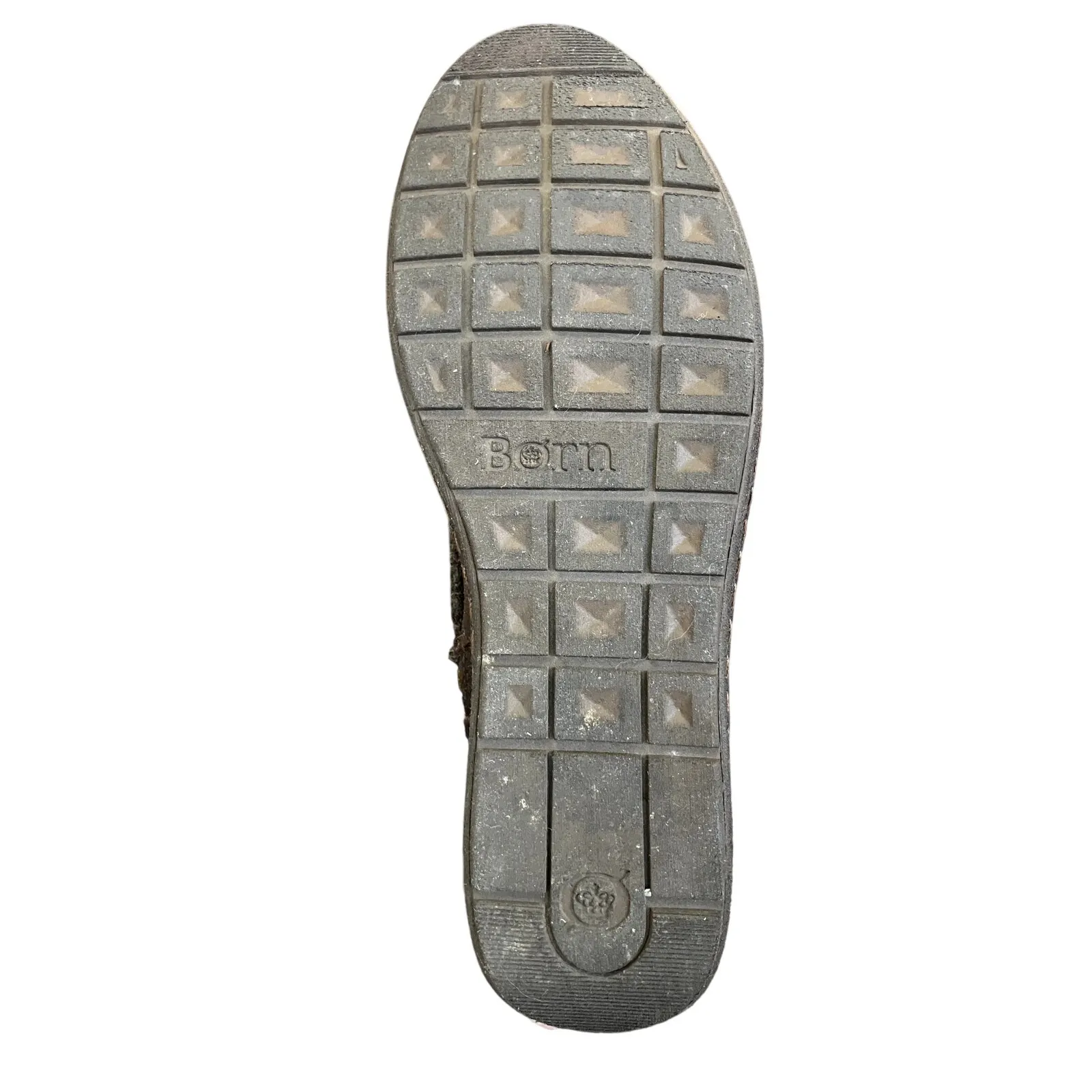 Born Brown Mid Calf Leather Buckle Boots Size 10 - Image 5