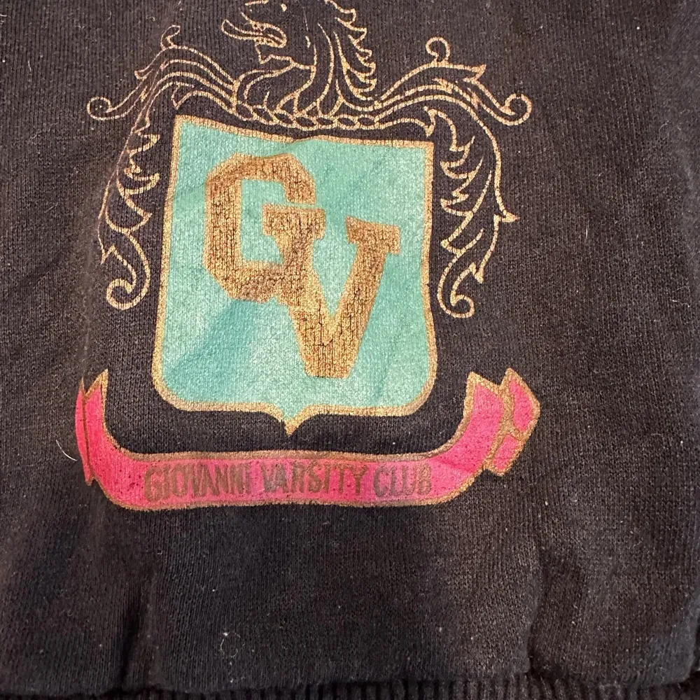 VTG 90s Women’s Sz: L GIOVANNI L'UOMO Faux Zebra Fur Striped Crew Neck Sweater. Black Size L - Image 7