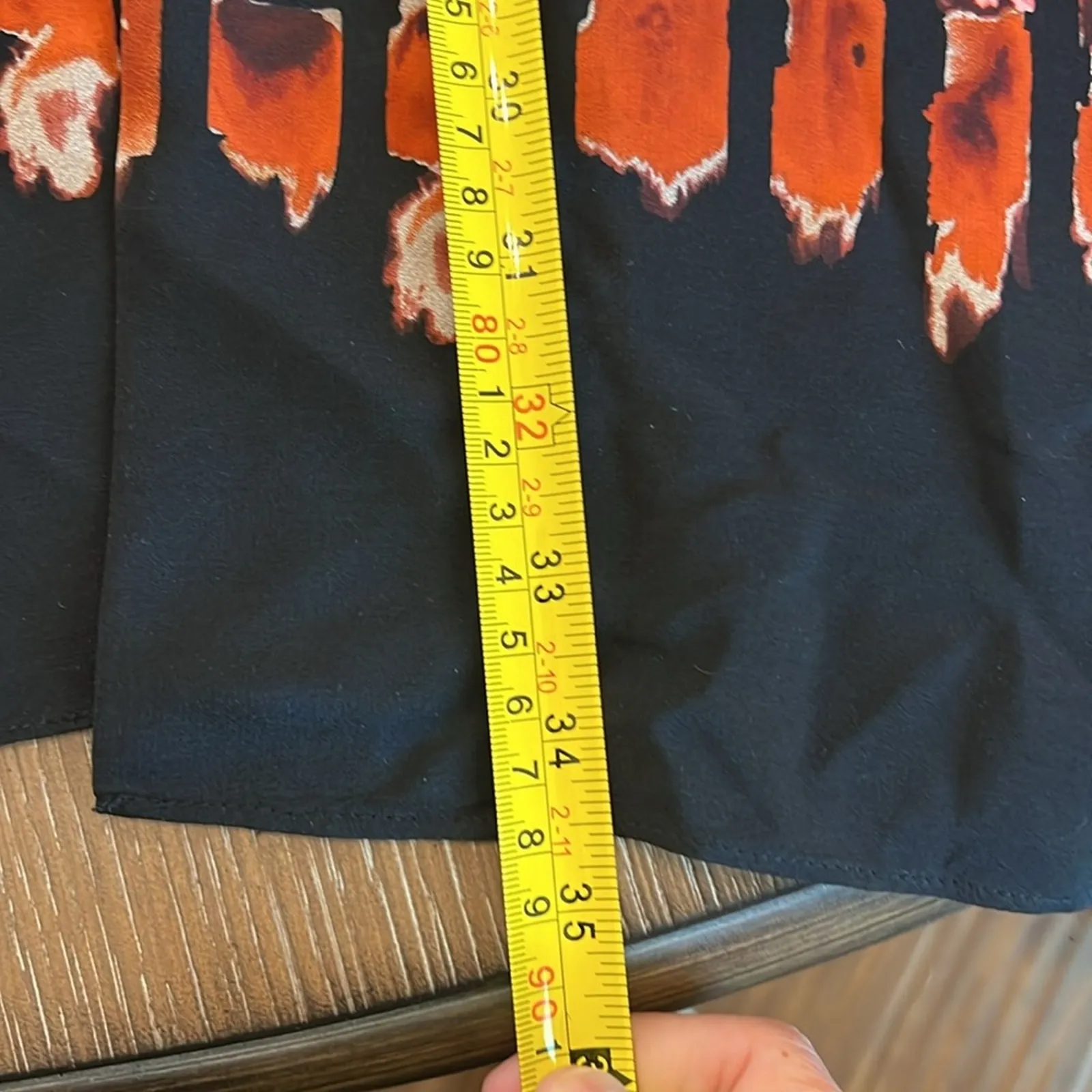 W by Worth Multicolor Patterned‎ Vest Kimono Oversized Small - Image 8