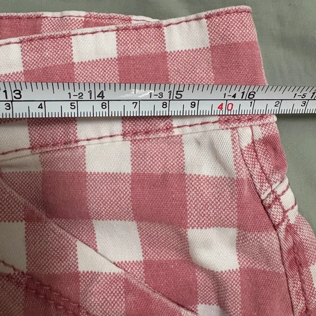 Supplies Unionbay Pink Checkered High Waist‎ Shorts Size 10 EUC - Image 4