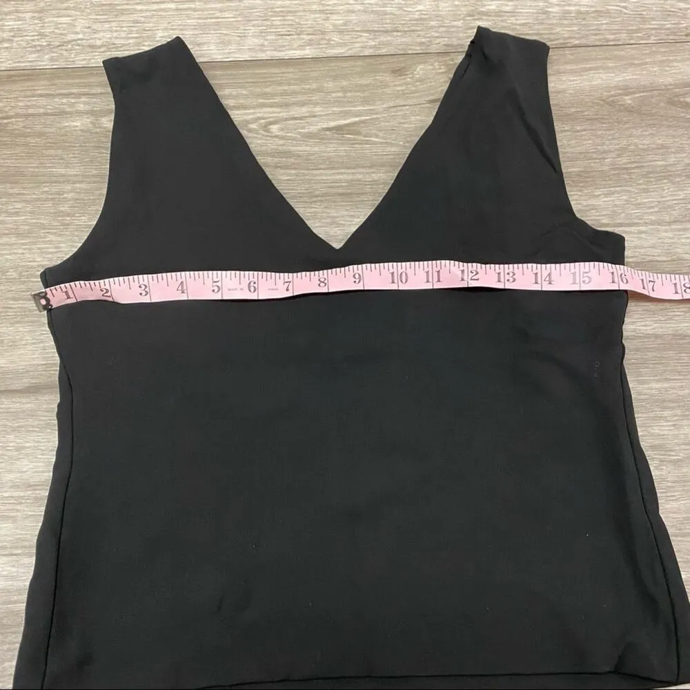 Hugo Boss V-neck Tank Top Black Size 6 - Image 3
