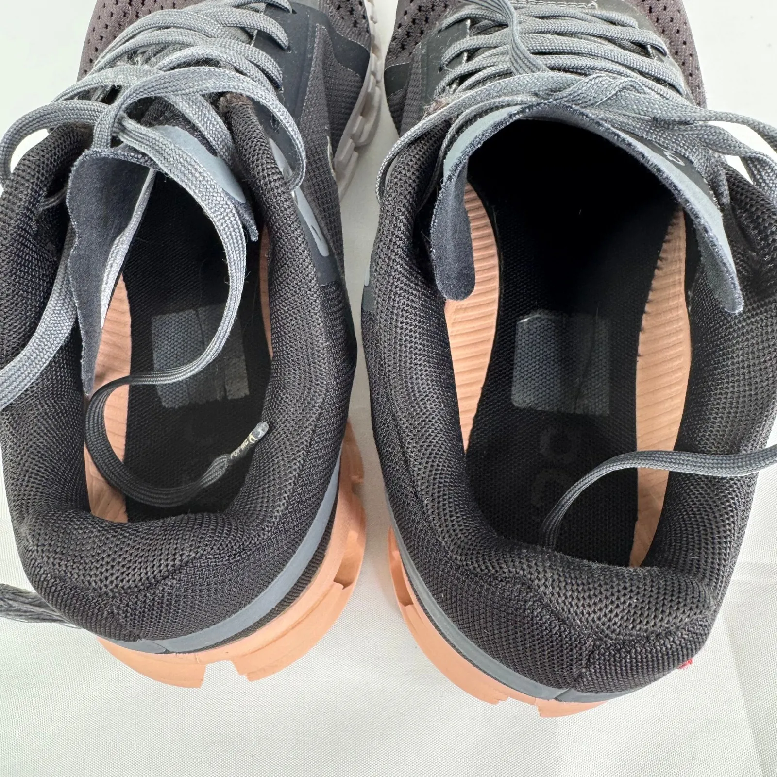 ON Running Cloudflow Women US W8 EU39 Rock/Rose Athletic Sneakers Black Size 8 - Image 6