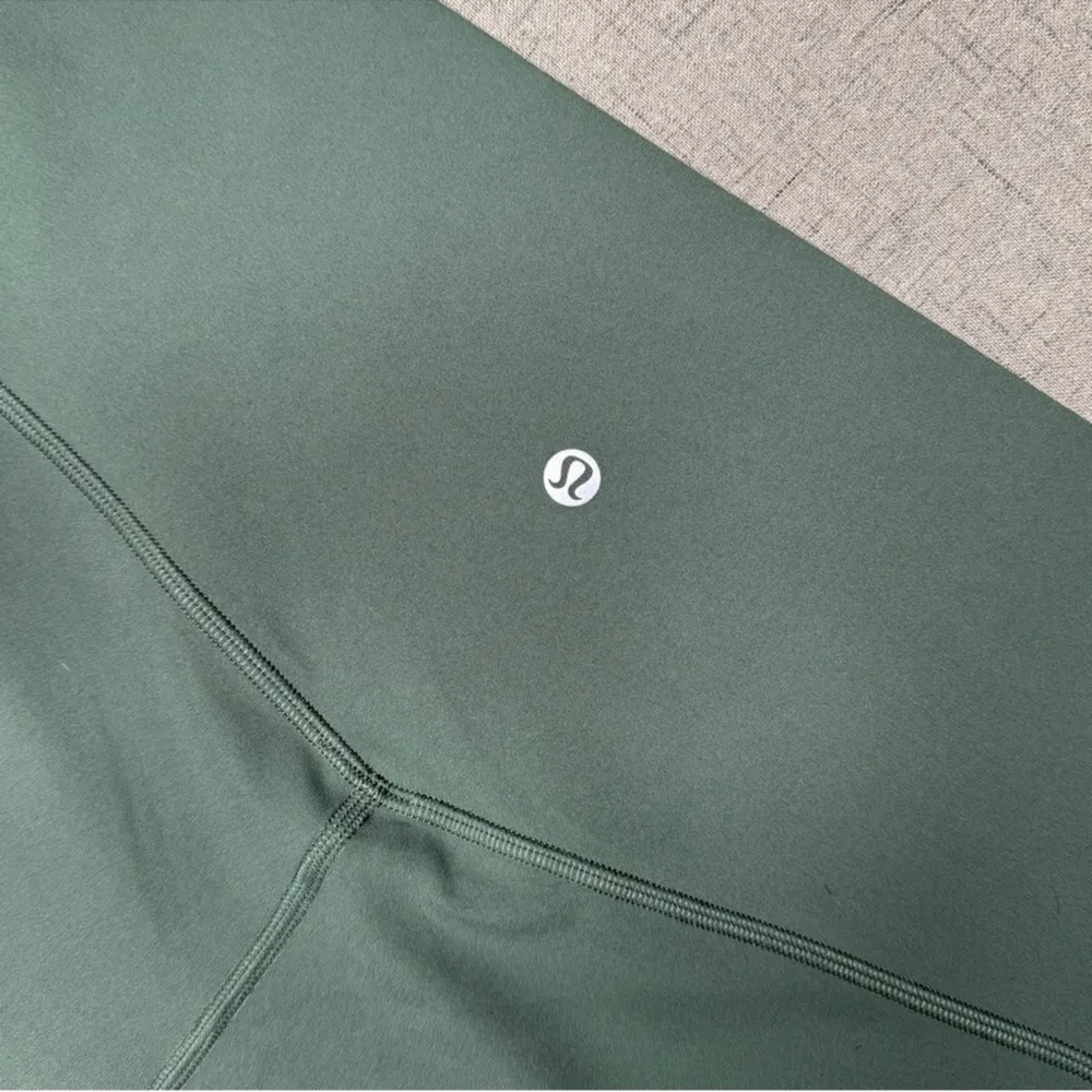 Lululemon Align Short High Rise Bike Shorts Dark Forest Green 12 NWT - Image 6