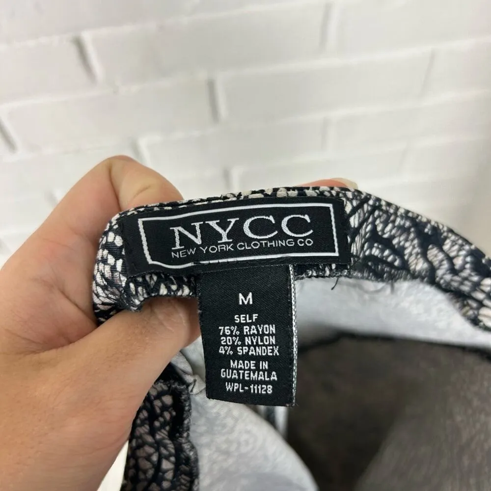 New York Clothing Co. Animal Print Stretchy Pencil Skirt Size M Brown Size M - Image 2