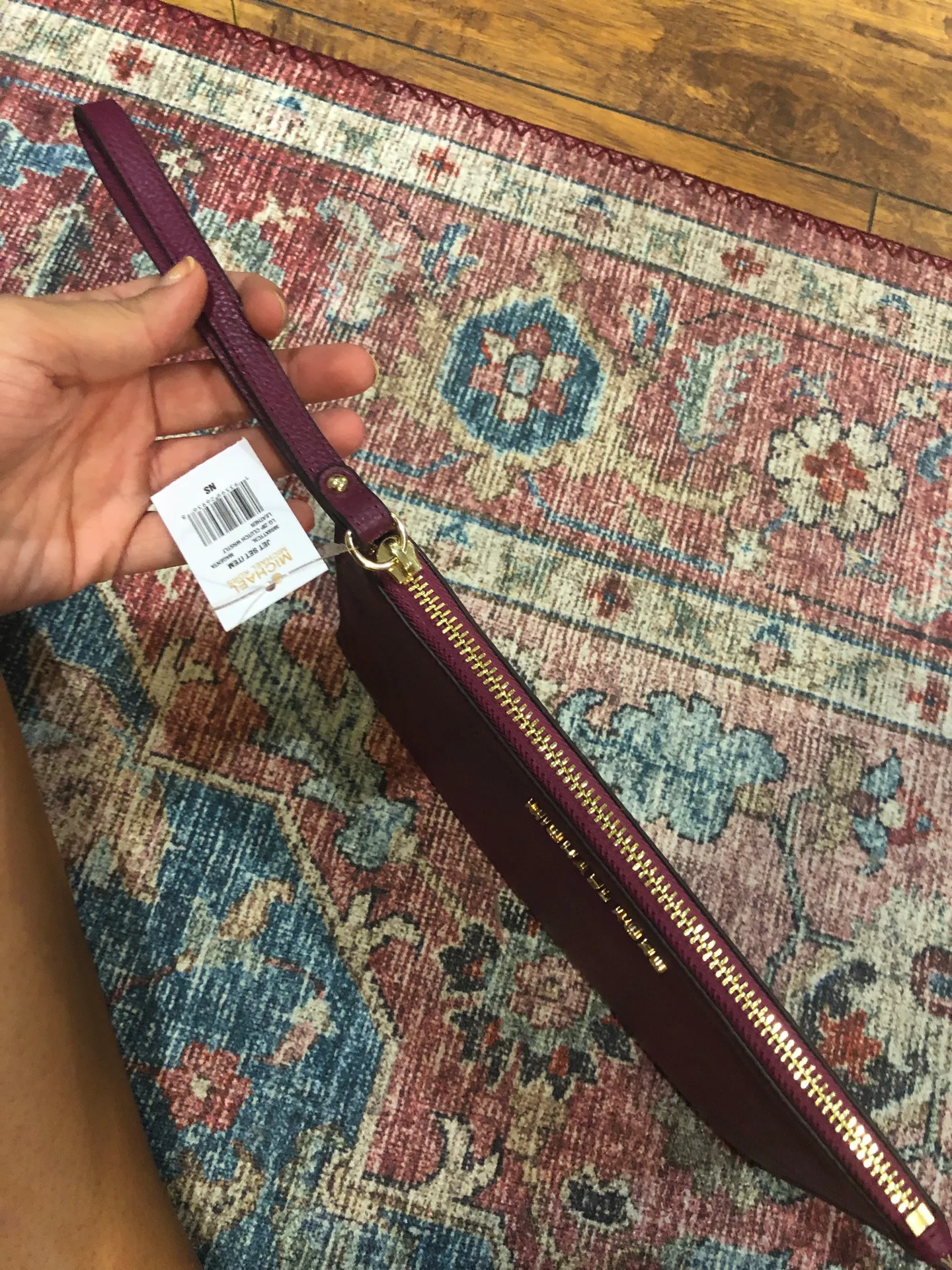 Michael Kors Jet Set  Leather Wristlet - Image 2