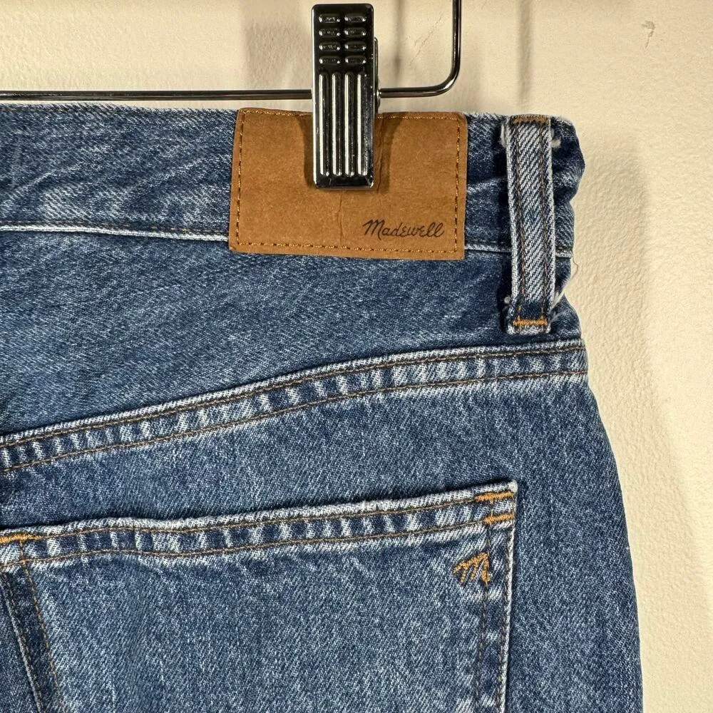 Madewell Low-Slung Straight Jeans Women 25 Tall Blue Palmina Wash Slouchy DM7104 - Image 6