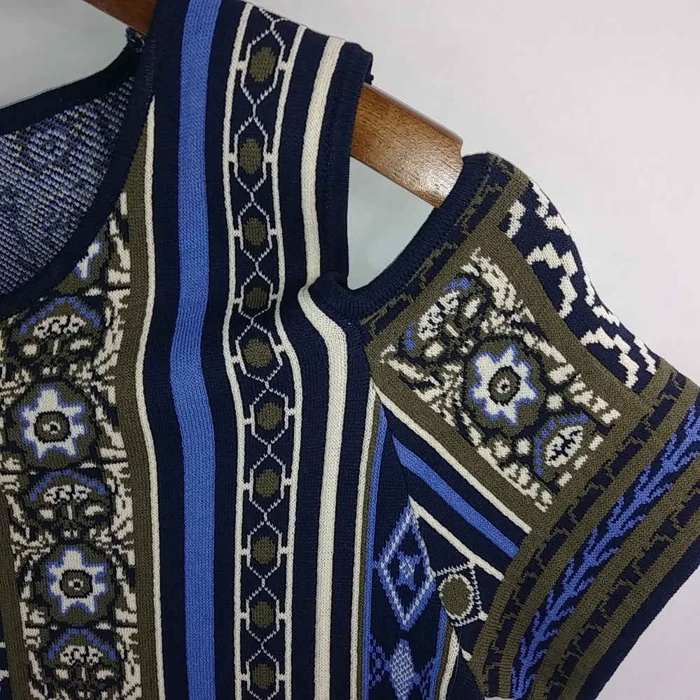 Chelsea & Violet S Blue Olive Heavy Knit Dress - Image 4