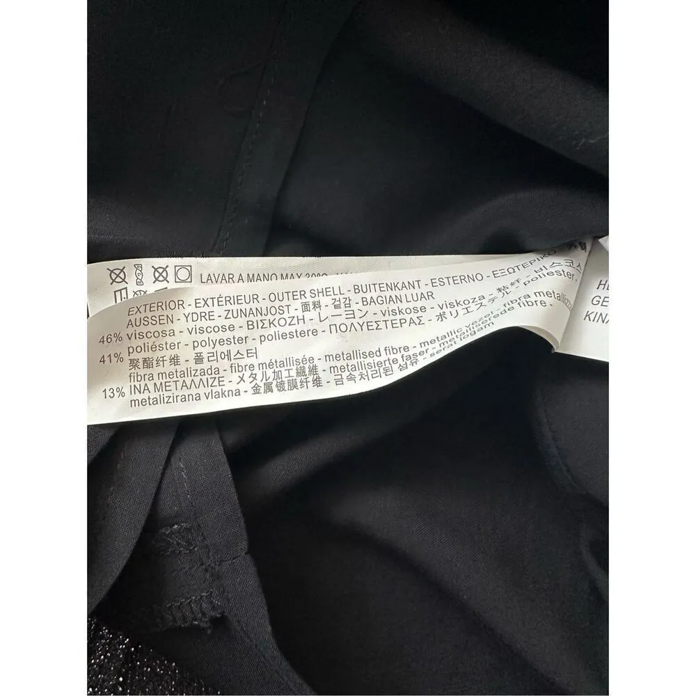 ZARA Metallic Mini Skirt Size XS - Image 5