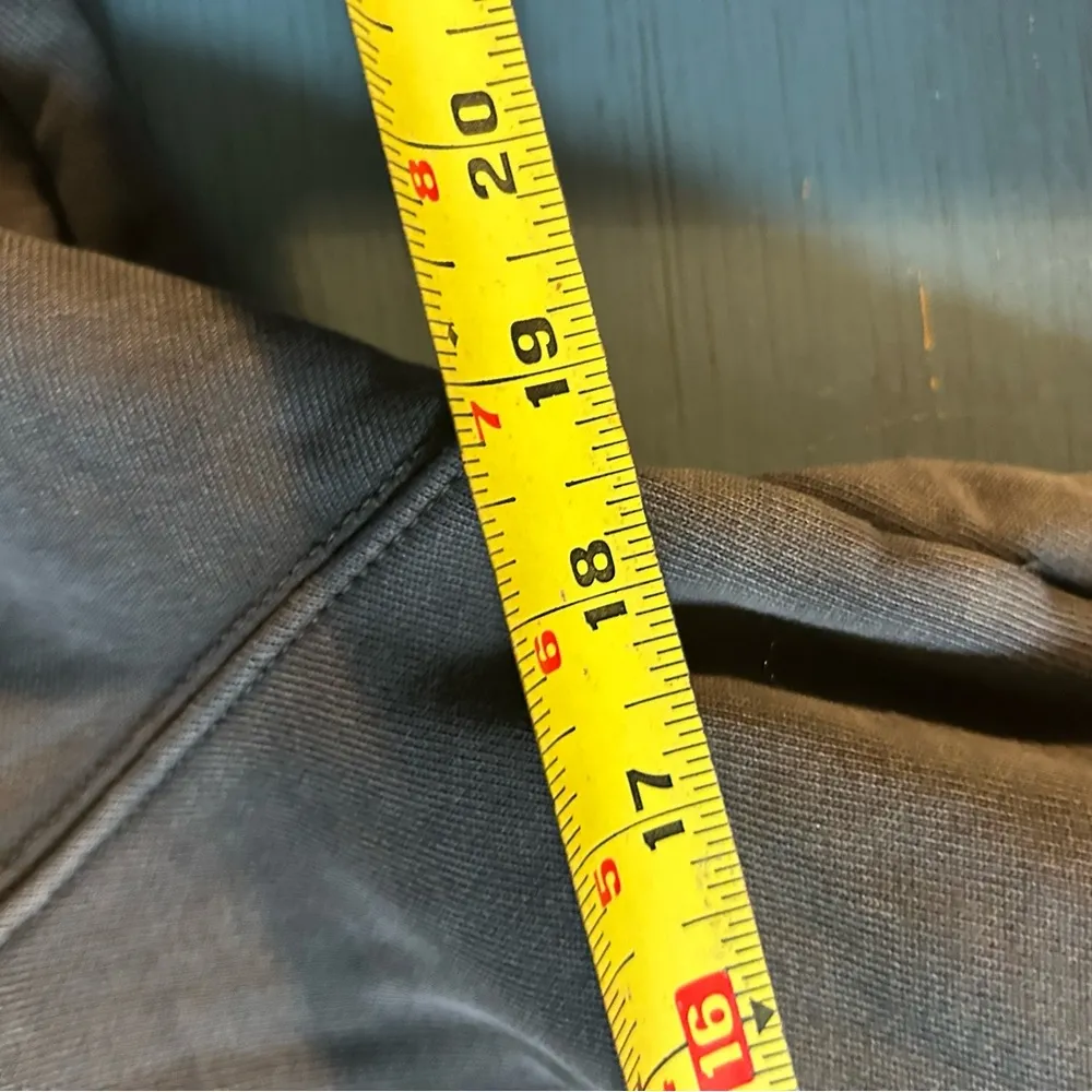 Aerie/American Eagle Reverse Terry Cropped Hoodie Size XS, Charcoal Grey - Image 5