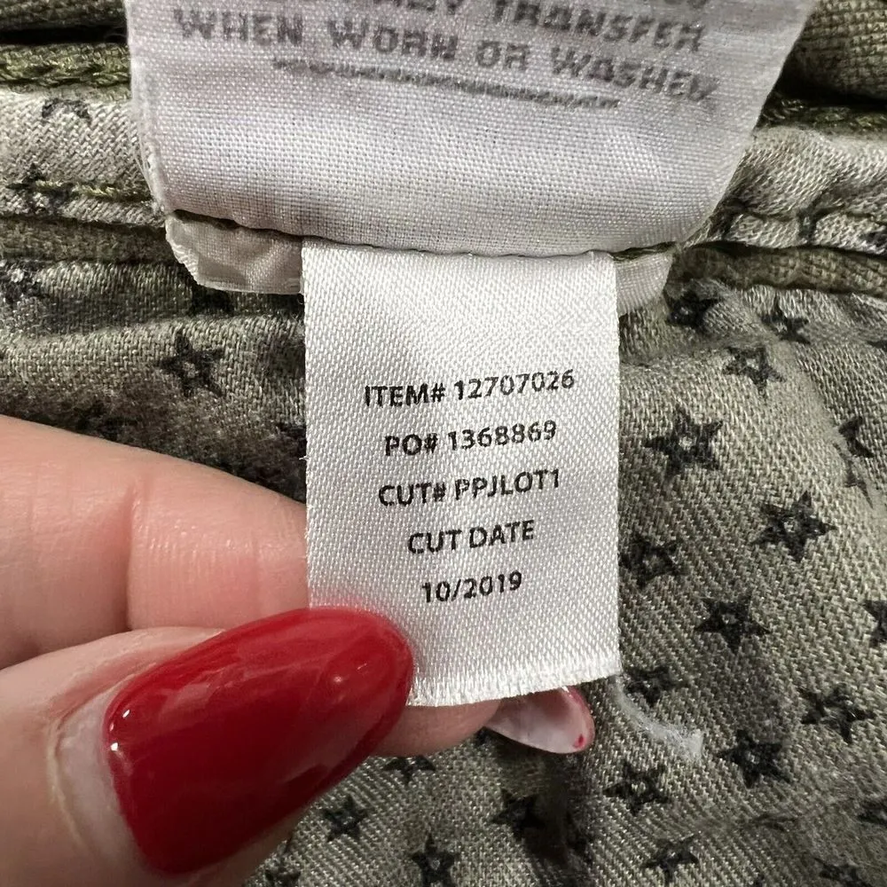 Torrid Plus Size 22 Crop Aviator Skinny Stretch Twill Mid Rise Pants Army Green - Image 12