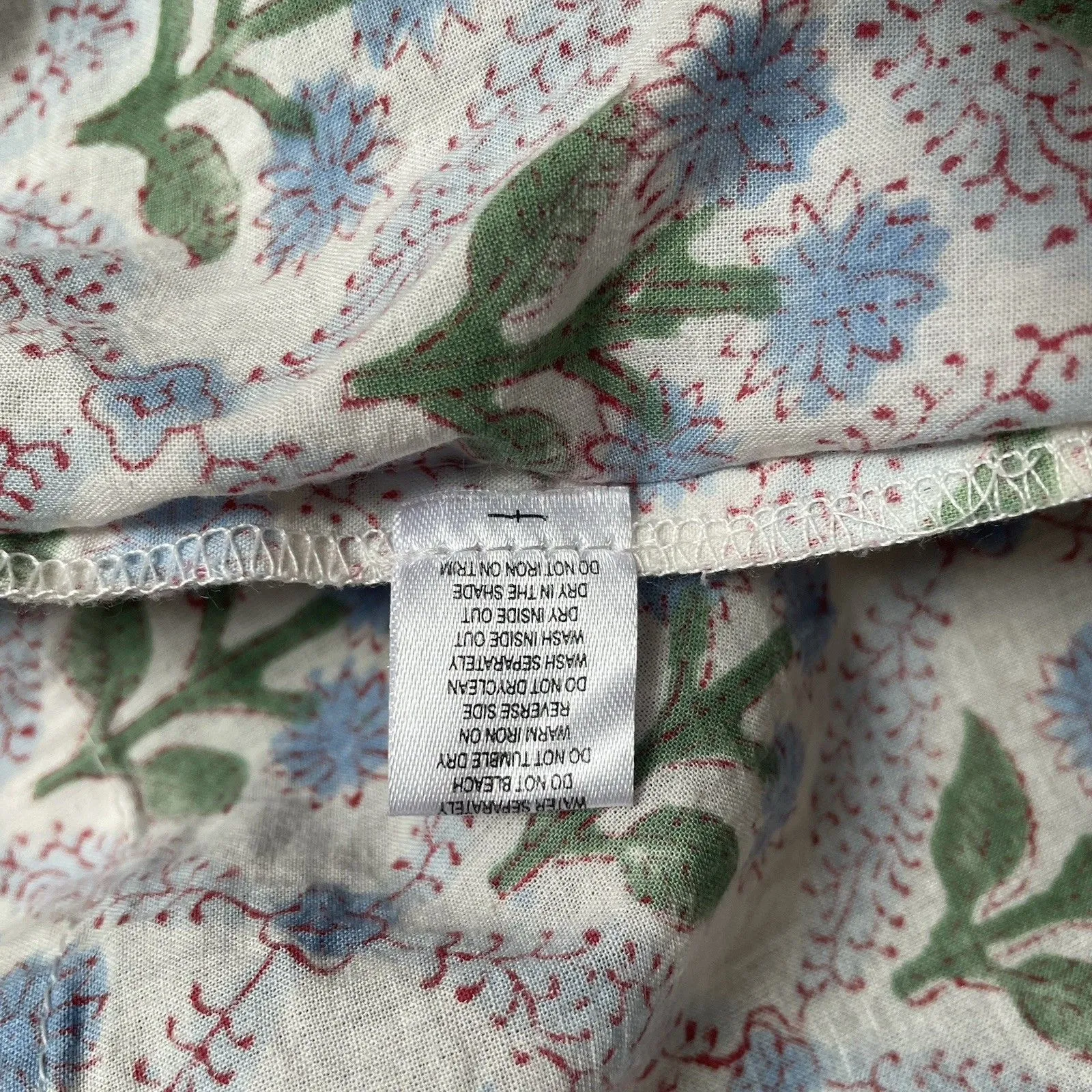 Karni Maxi Dress 2XL Floral Cotton Tiered India Boho Cottagecore Muumuu Lounge Size 2X - Image 7