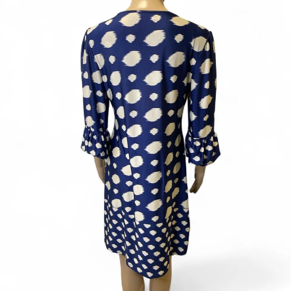 Reborn Blue and Cream 3/4 Sleeves V - Image 3