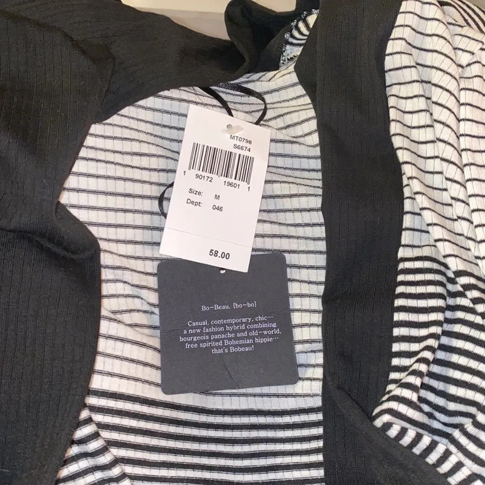 ✨Bobeau Striped Ombré Open Front Cardigan✨ - Image 2