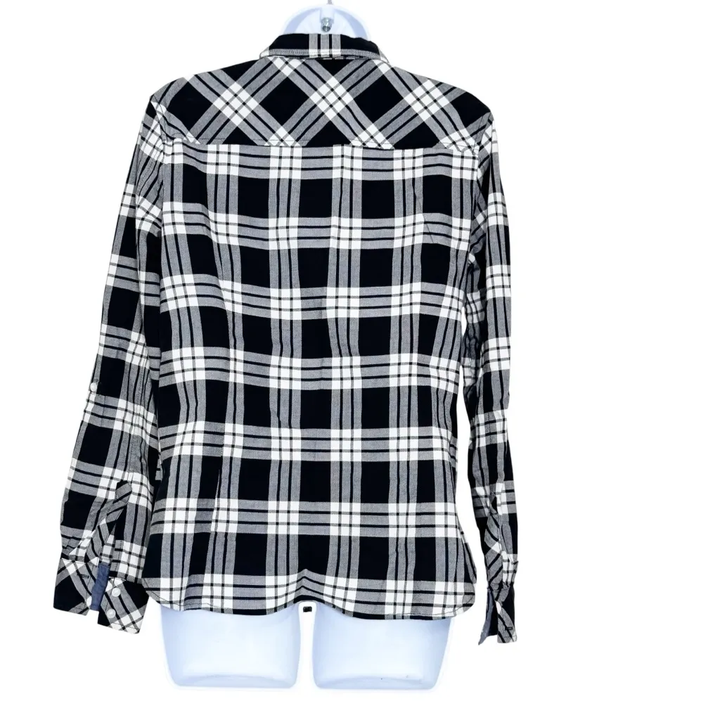 Tommy Hilfiger Plaid Button Down Top‎ size S - Image 5
