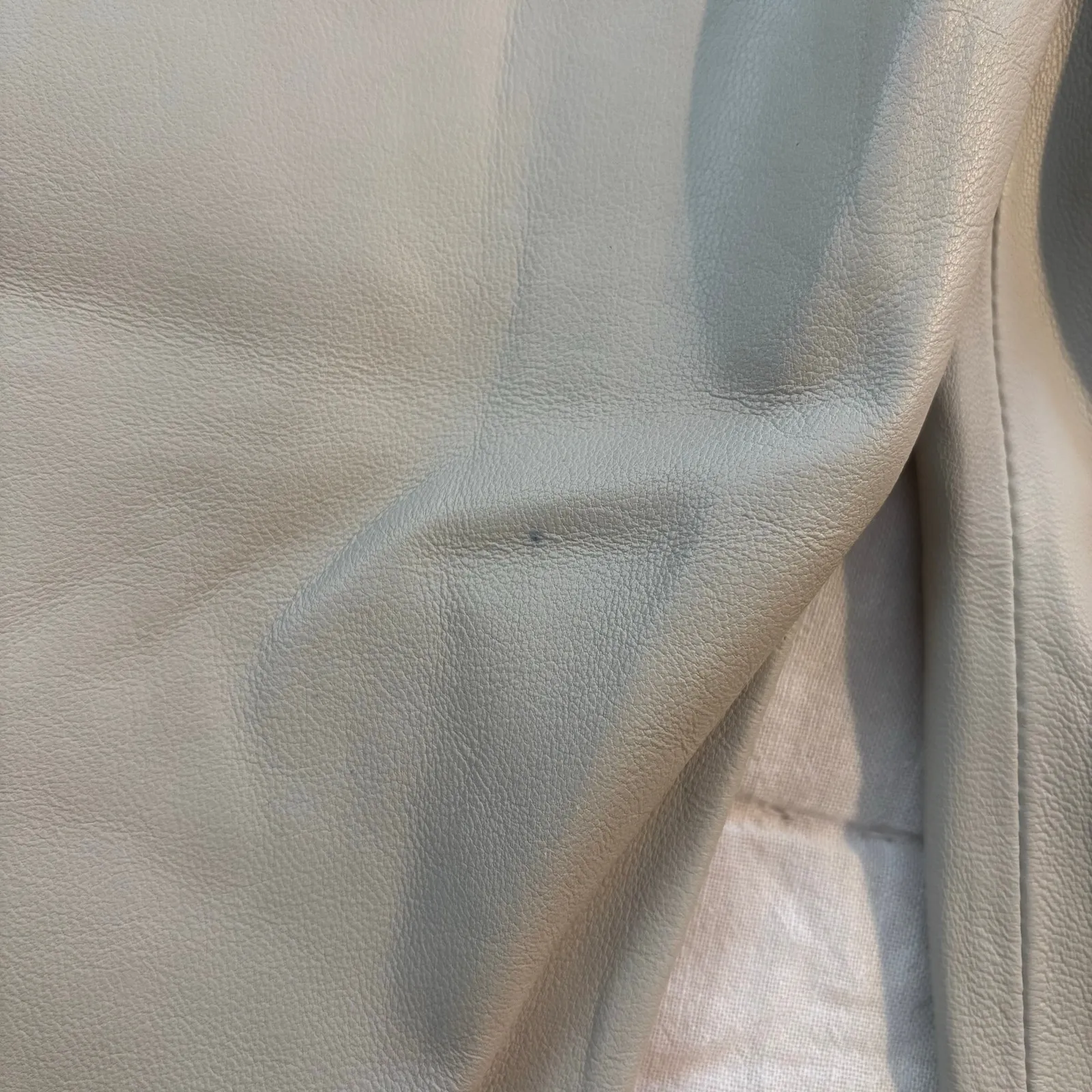 Theory LW Pleat Pants Lamb Leather Nappa Shine Size 12 TINY FLAWS - Image 6