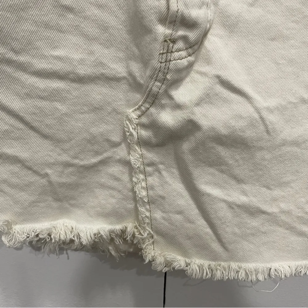 Free People Brea Cut Off Denim Skirt - Image 7