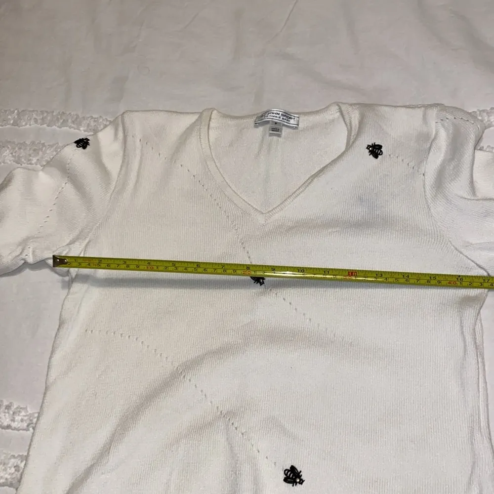 St. John Sport Butterfly Sweater White - Image 8