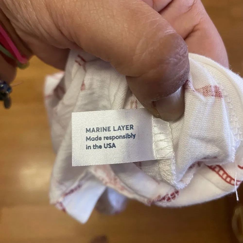 Marine Layer Modal Supima Cotton Coastal Palm Outdoor Hiking Swing Crew … - Image 5