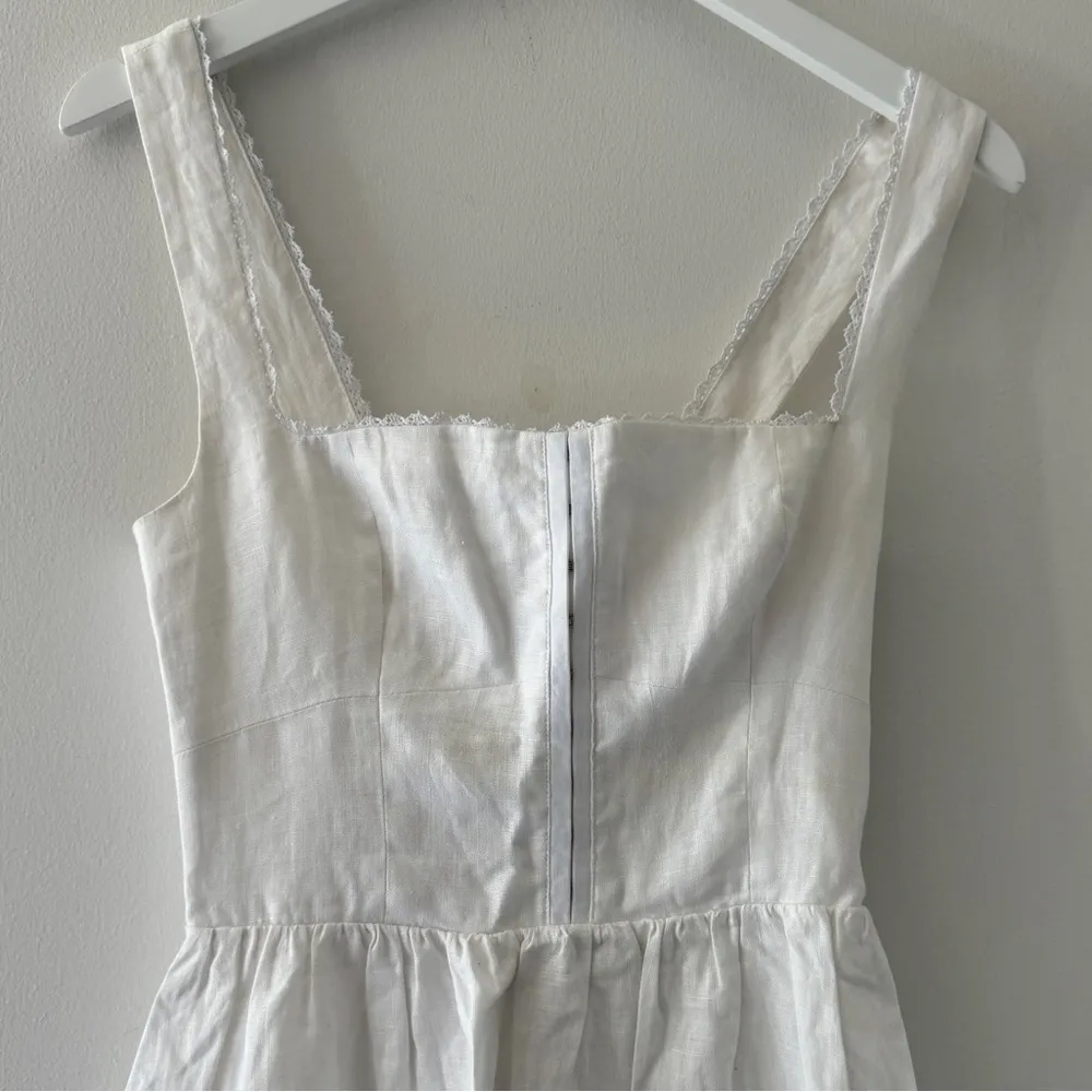 REFORMATION Tagliatelle White Midi Dress 6 - Image 7