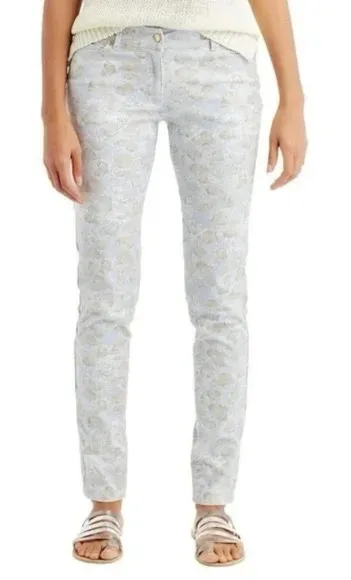 J. McLaughlin Maisie Slim Print Pants Snakeskin Ankle Size 0 - Image 1