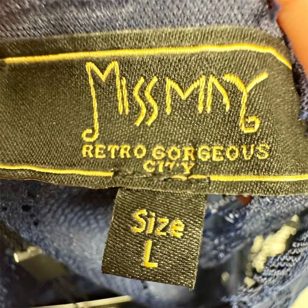 MissMay Retro Gorgeous City Women's Blue Lace A - Image 6