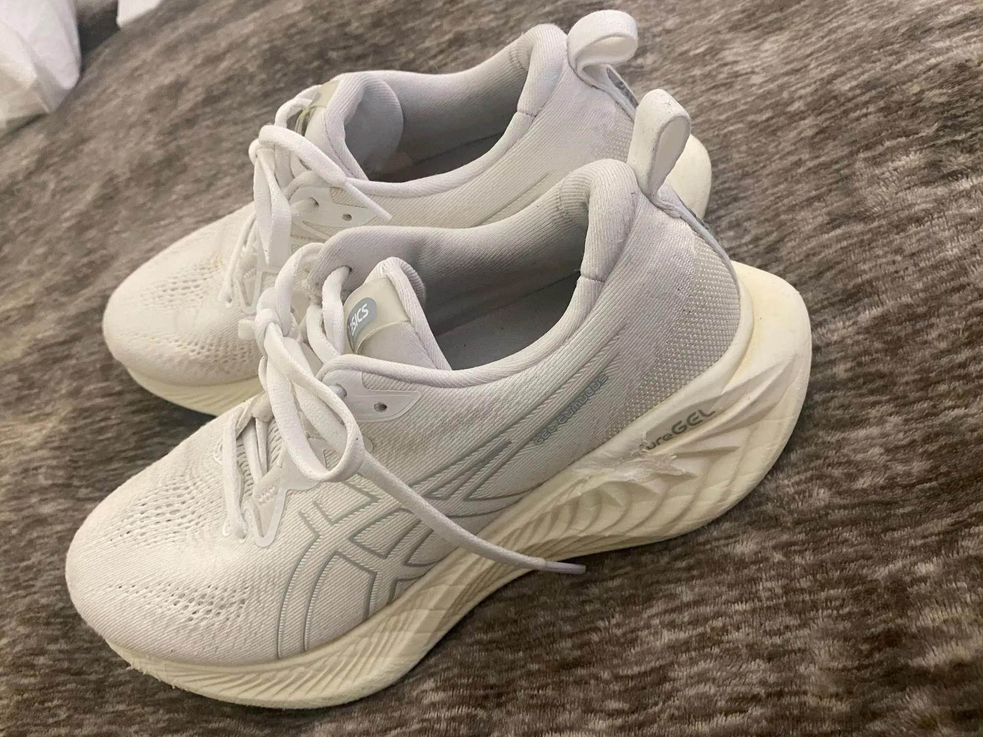 Asics Gel-Cumulus 25 Women’sRunning Walking Shoes Ivory Athletic Sneakers Sz 8.5 - Image 5